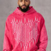 Hoodie Youngla  Revenge Rosa